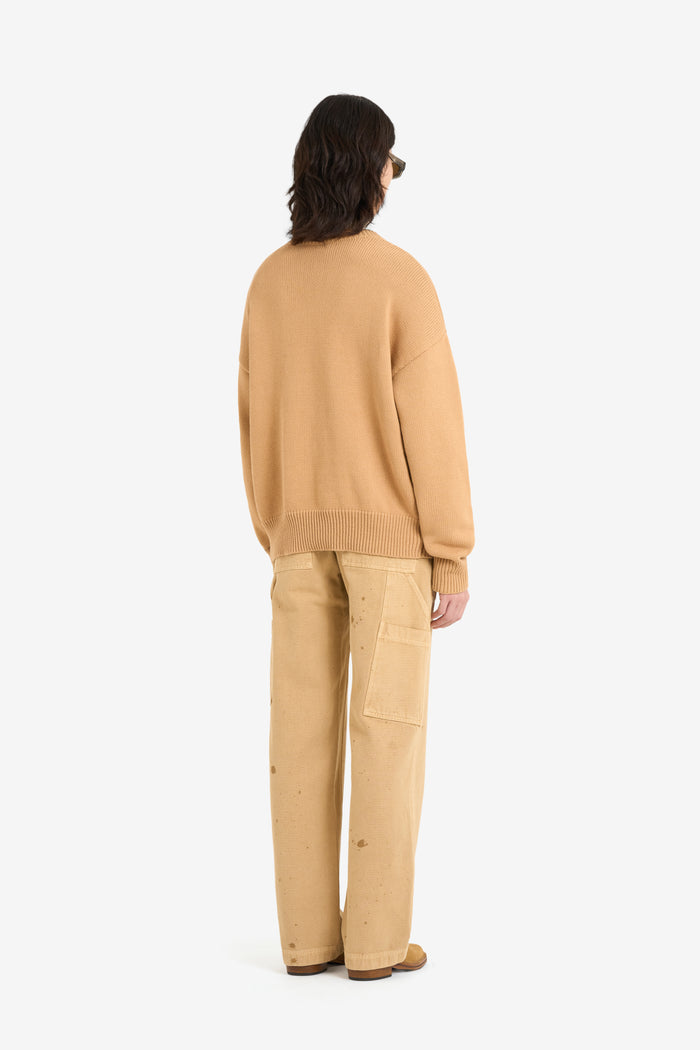 ETUDES STUDIO COTTON ROUNDNECK CAMEL 5