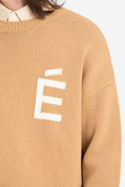 ETUDES STUDIO COTTON ROUNDNECK CAMEL 4