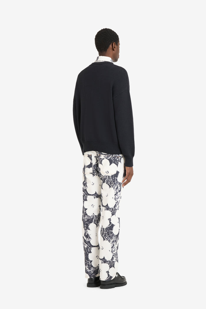 ETUDES STUDIO COTTON ROUNDNECK BLACK 5