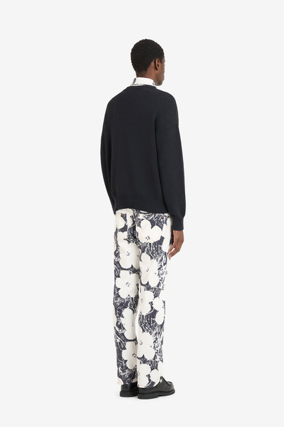 ETUDES STUDIO COTTON ROUNDNECK BLACK 5