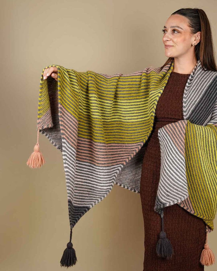 Cozy blanket or scarf by Önling, knitting pattern