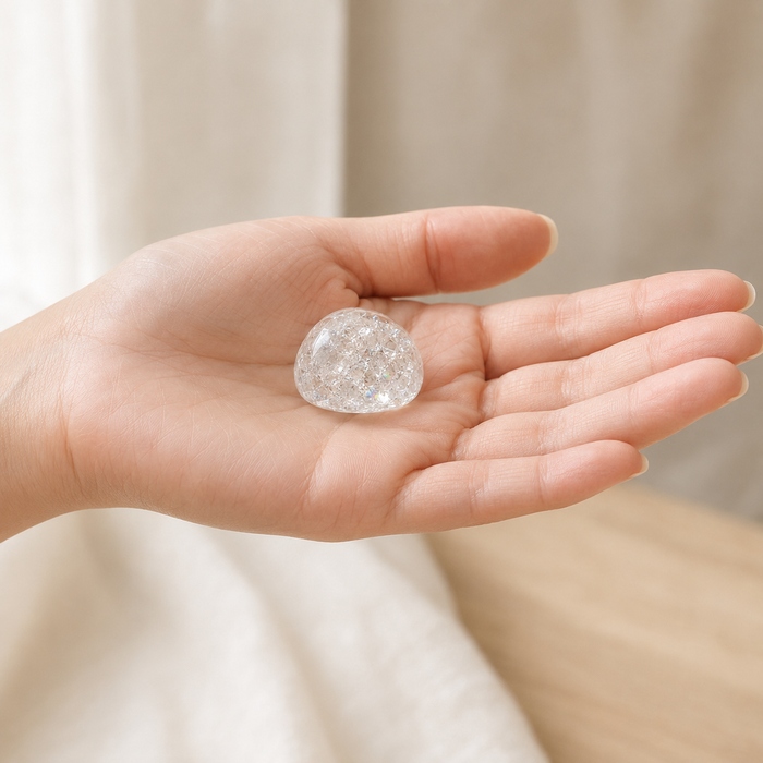 Crack Crystal Tumbled Crystals (Energy Amplification and Programmability)