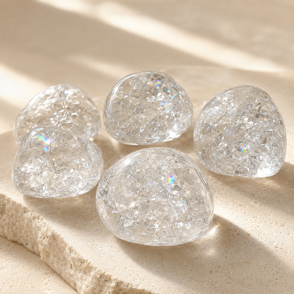 Crack Crystal Tumbled Crystals (Energy Amplification and Programmability)