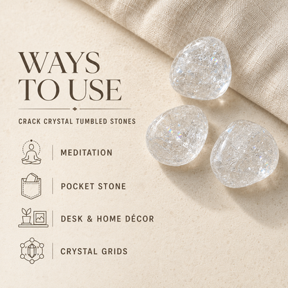Crack Crystal Tumbled Crystals (Energy Amplification and Programmability)