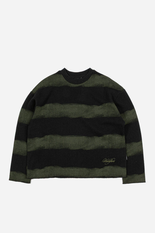 Crewneck Script Striped