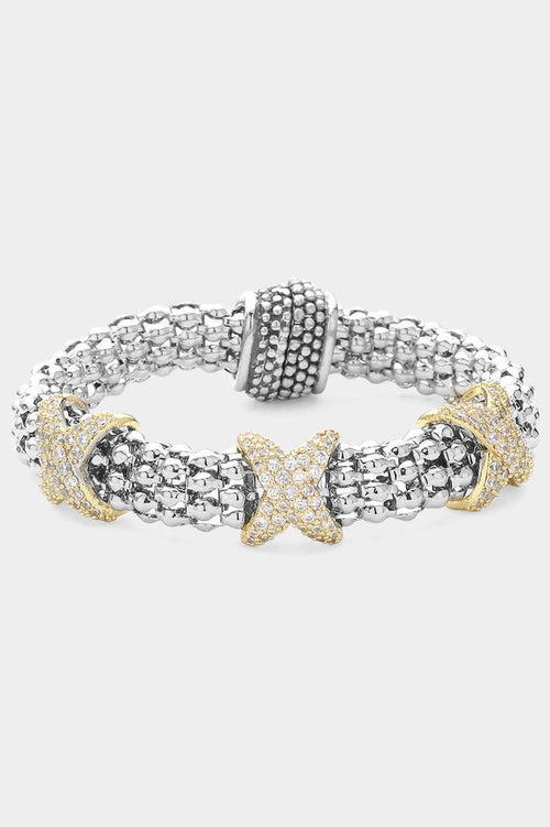 Crisscross Mesh Magnetic Closure-Cute-Trendy-Shop-Womens-Boutique-Clothing-Store