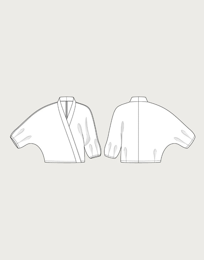 Cross-Over Shirt Paper Sewing Pattern, The Assembly Line