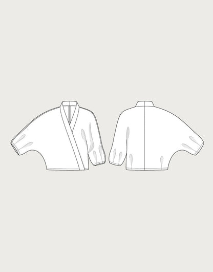 Cross-Over Shirt Paper Sewing Pattern, The Assembly Line