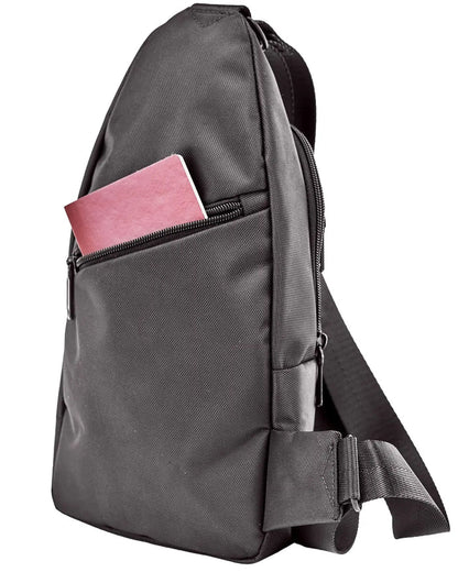 Plecak crossbody BRANT WINGS BLACK kieszen tylna