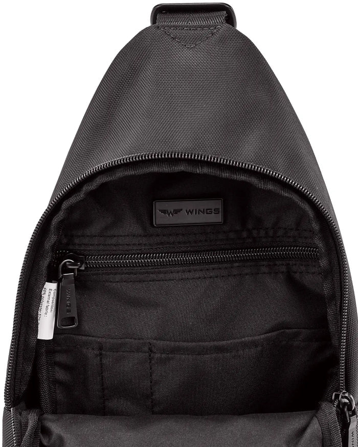 Plecak crossbody BRANT WINGS BLACK srodek