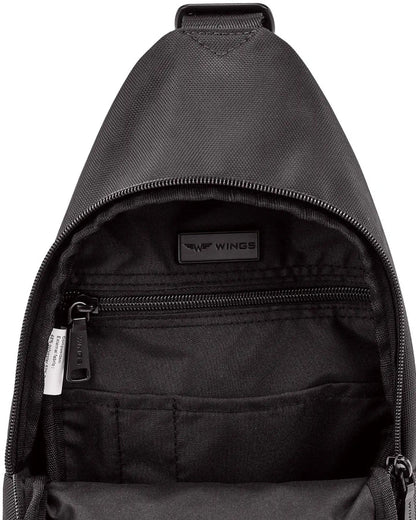 Plecak crossbody BRANT WINGS BLACK srodek