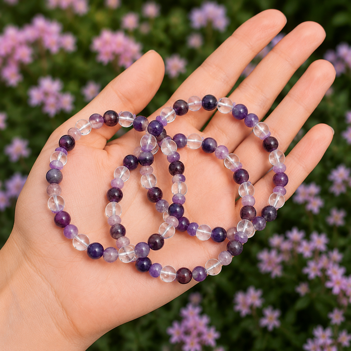 CROWN Chakra Crystal Bracelet