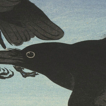 Crows at Full Moon by Ohara Koson, 1925