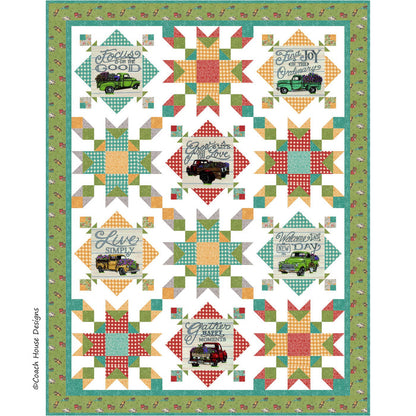 Cruisin’ Thru the Meadow Downloadable PDF Quilt Pattern