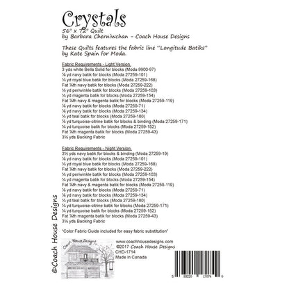 Crystals Downloadable PDF Quilt Pattern