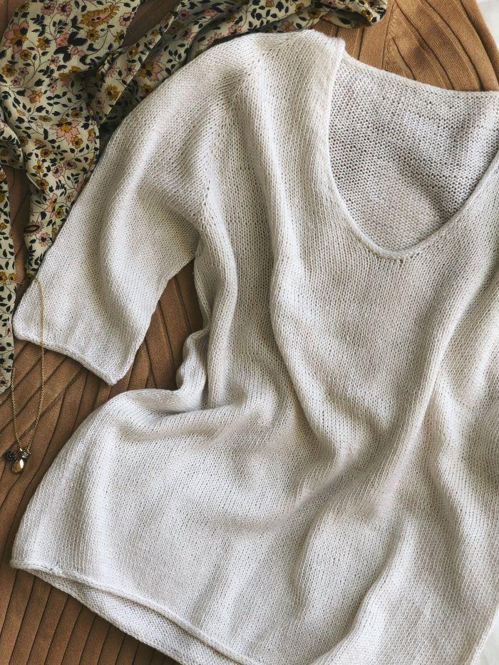 Cumulus Tee by PetiteKnit, No 12 knitting kit