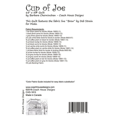 Cup of Joe Quilt Pattern