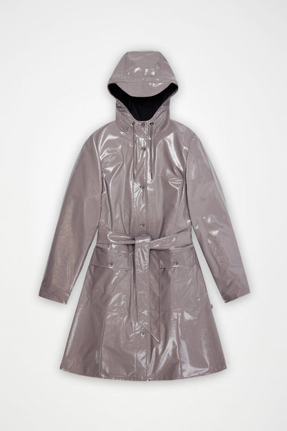 RAINS Curve Long Jacket
 Cinder Glaze Jacket