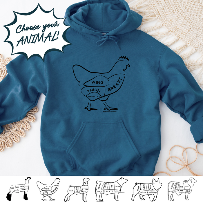CUTS - CHOOSE YOUR ANIMAL – Hoodie