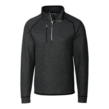 Cutter & Buck Tall Mainsail Sweater-Knit Half Zip Pullover Jacket