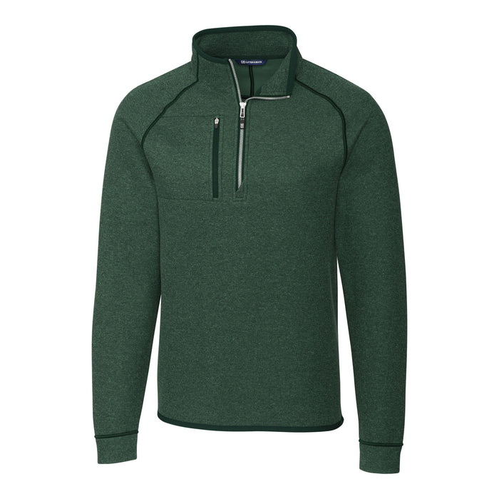 Cutter & Buck Tall Mainsail Sweater-Knit Half Zip Pullover Jacket