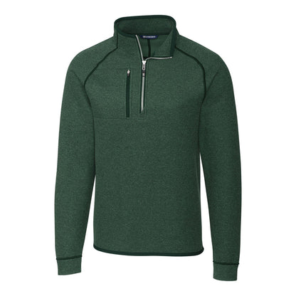 Cutter & Buck Tall Mainsail Sweater-Knit Half Zip Pullover Jacket
