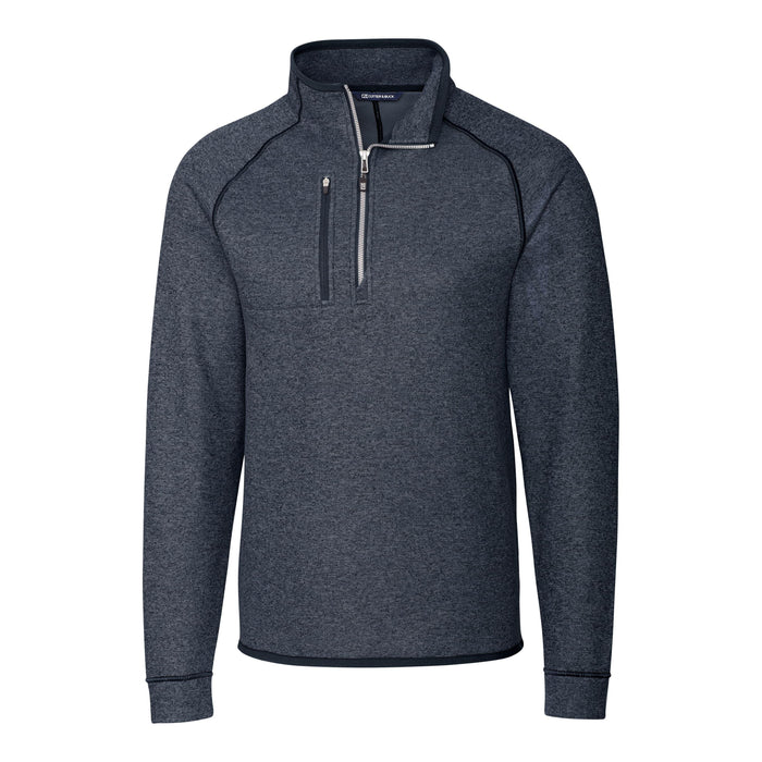 Cutter & Buck Tall Mainsail Sweater-Knit Half Zip Pullover Jacket