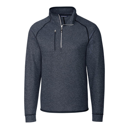 Cutter & Buck Tall Mainsail Sweater-Knit Half Zip Pullover Jacket