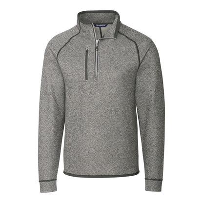 Cutter & Buck Tall Mainsail Sweater-Knit Half Zip Pullover Jacket