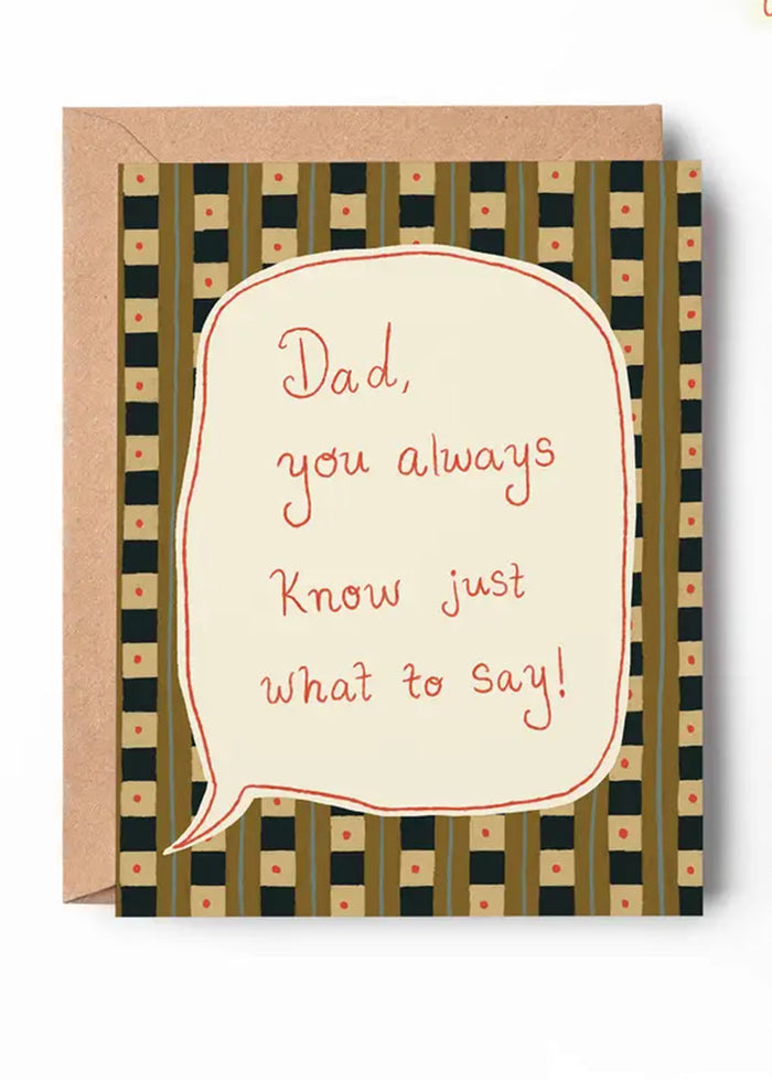 Dad Knows Father's Day Card