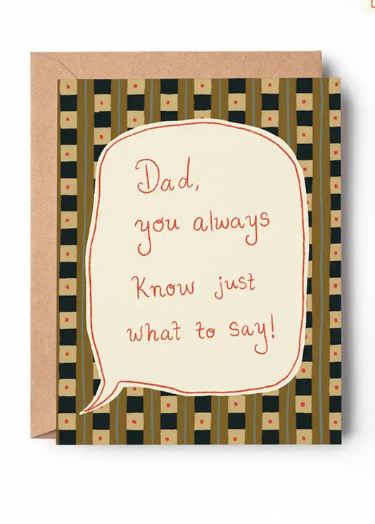 Dad Knows Father's Day Card