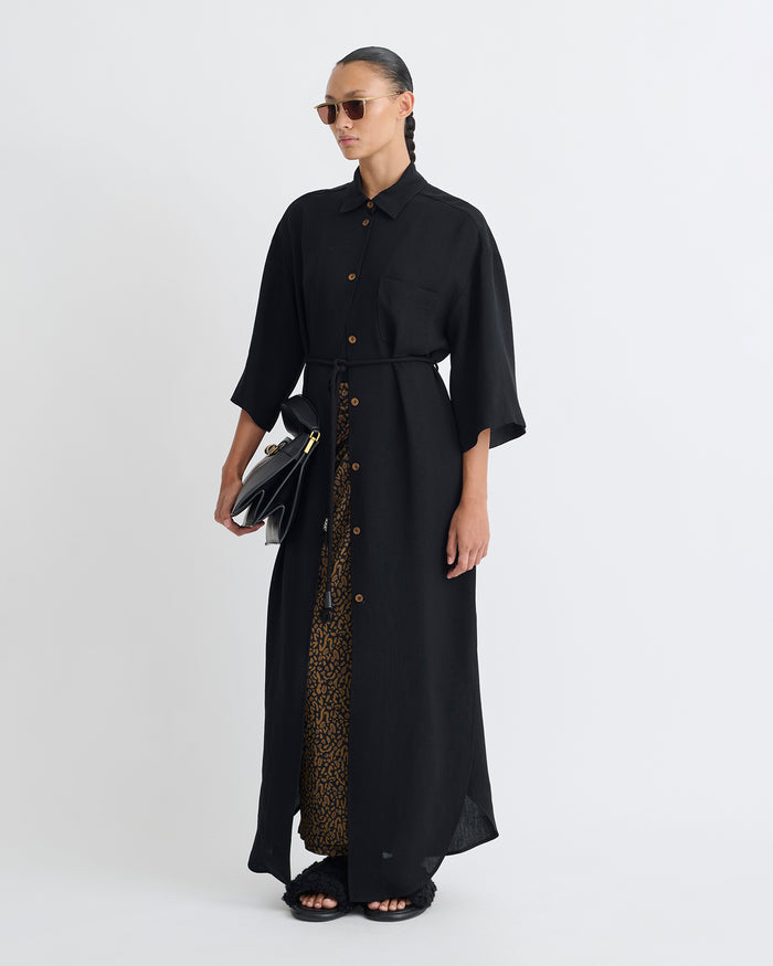Damala - Shirt dress - Black