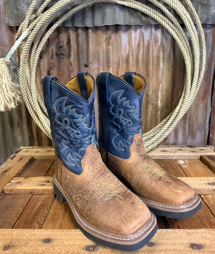 Dan Post Brantley Leather Western Childrens Boot