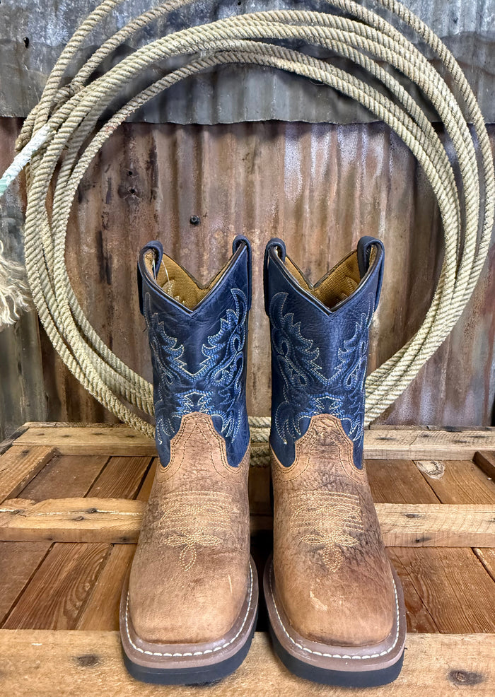 Dan Post Brantley Leather Western Childrens Boot