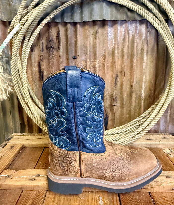 Dan Post Brantley Leather Western Childrens Boot