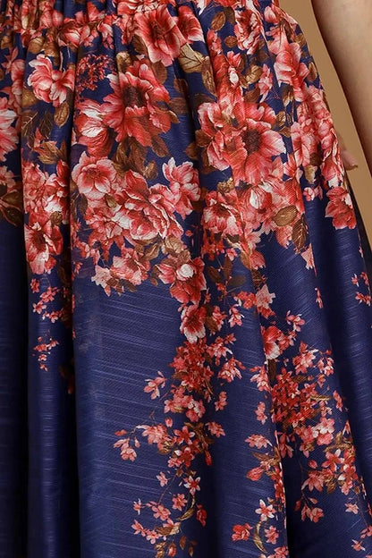 Dancin' in the Moonlight Floral Skirt-Navy-SMALL-Cute-Trendy-Shop-Womens-Boutique-Clothing-Store