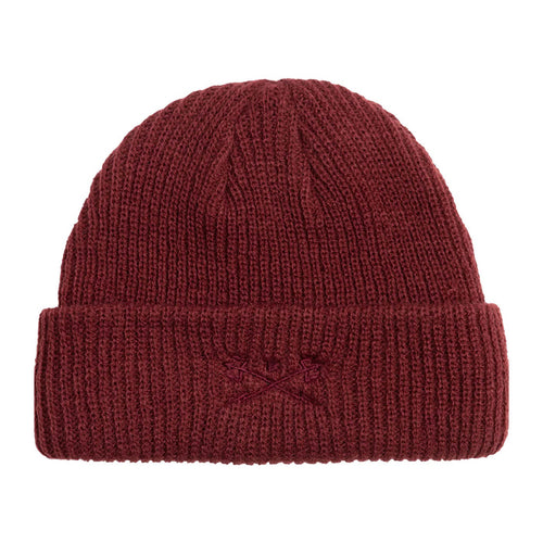 Dark Seas Go To Beanie Burgundy