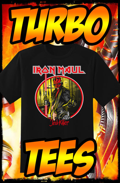 DARTH MAUL - IRON MAIDEN HEAVY METAL TURBO TEE!