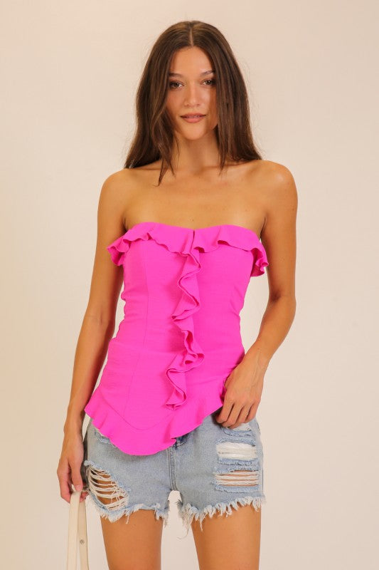 Date Night Dream Top-SMALL-Fuchsia-Cute-Trendy-Shop-Womens-Boutique-Clothing-Store