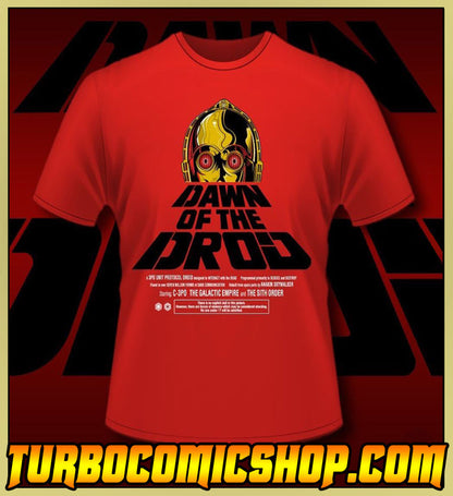 DAWN OF THE DROID - C3-PO /  DAWN OF THE DEAD TURBO TEE!