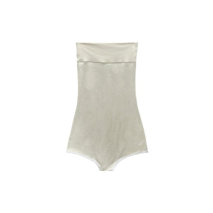 Deadly Doll Comic Graphic Tube Top White Bodysuit - SHENGLI ROAD MARKET