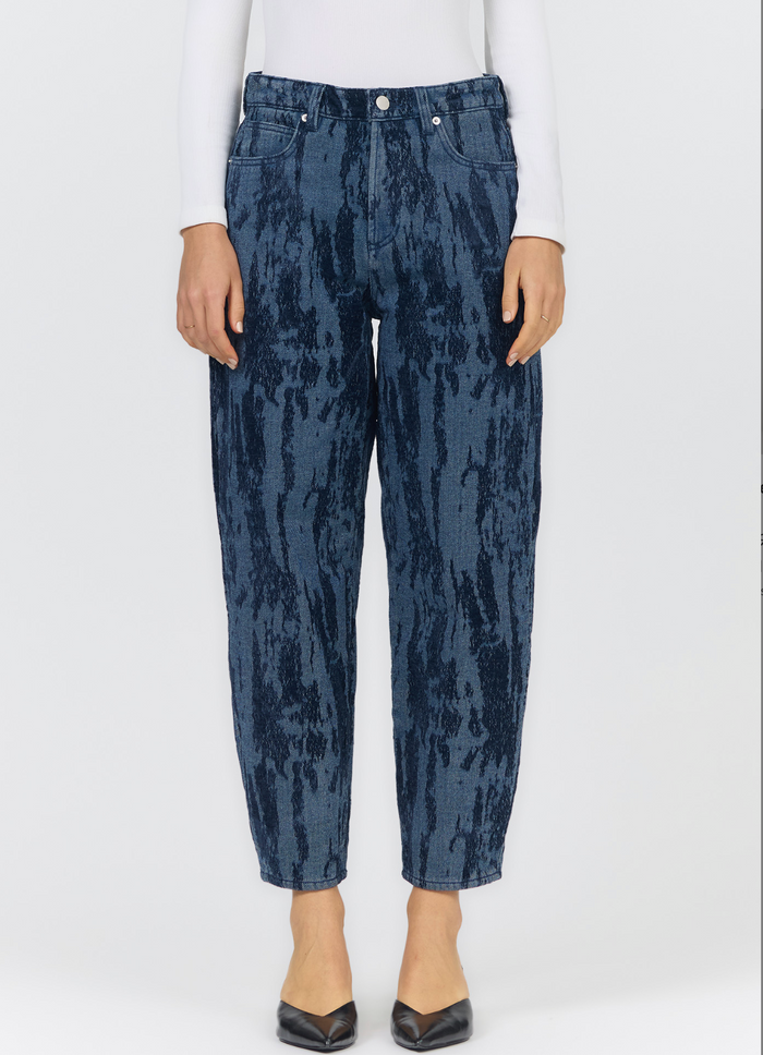 cropped denim jeans