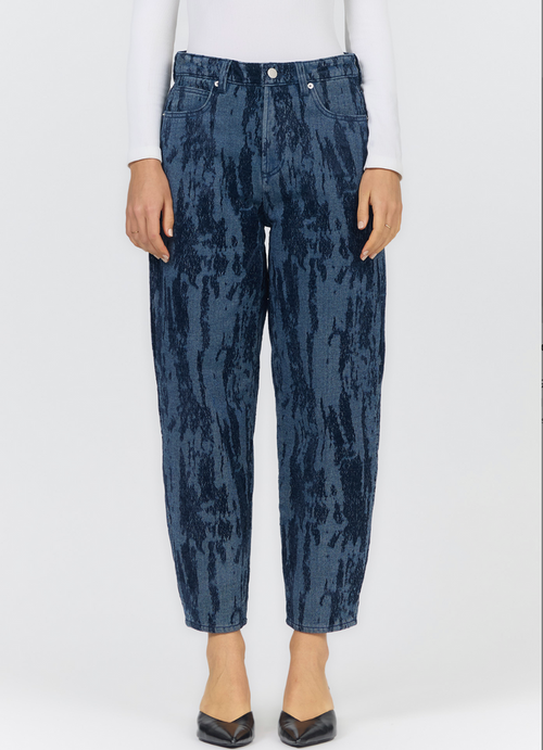 cropped denim jeans