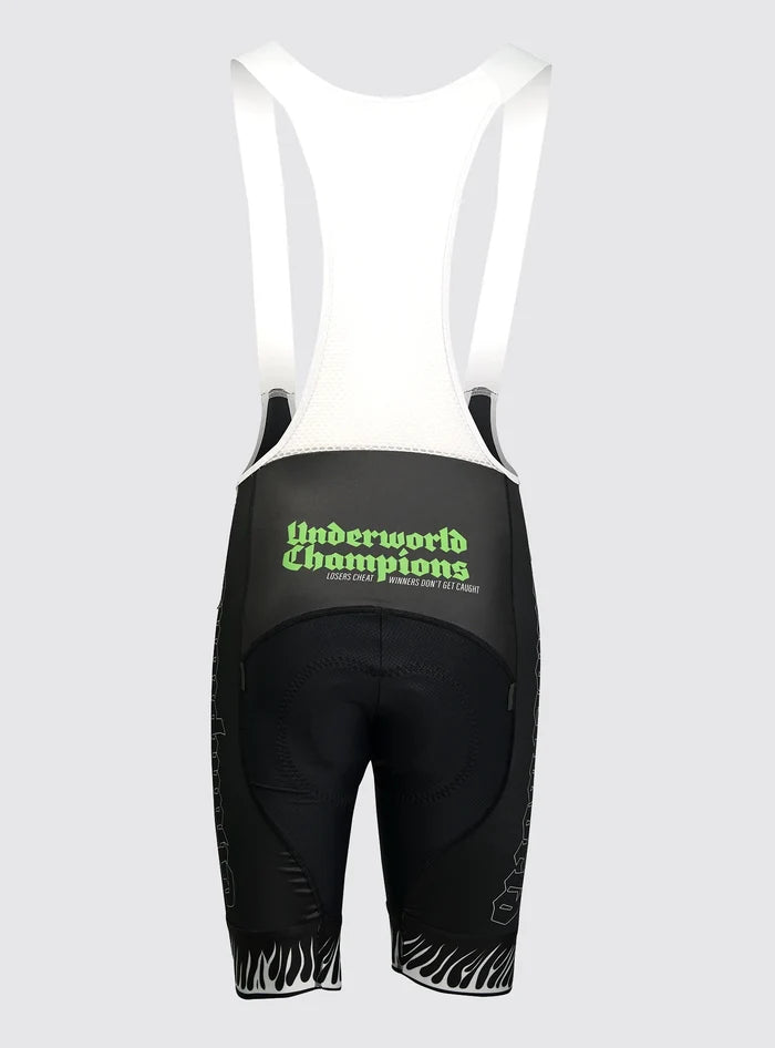 DEATH SPRAY CUSTOM WOMEN'S BIB SHORTS