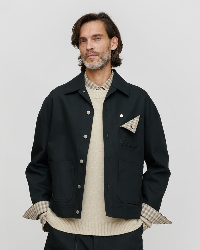 Delrico - Structured jacket - Anthracite