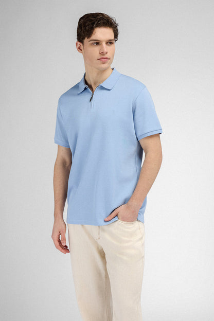 Urban Pioneers Male Denis SS Pique PIQUE FOREVER BLUE