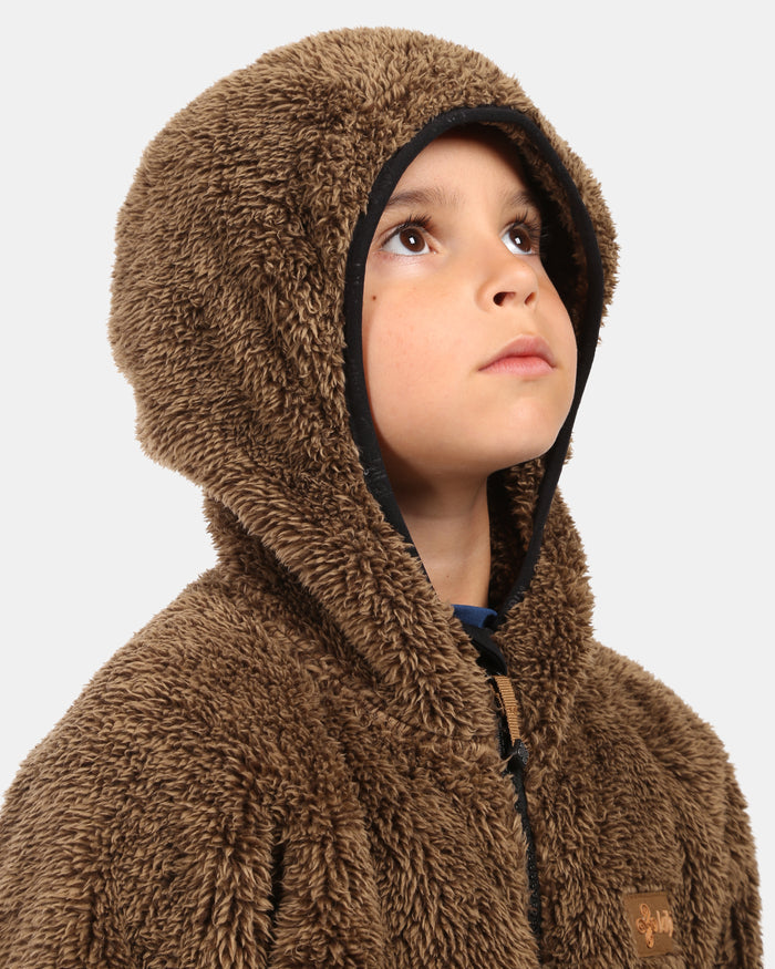 Haariger Fleece-Kapuzenpullover für Jungen Kilpi NORKA-JB