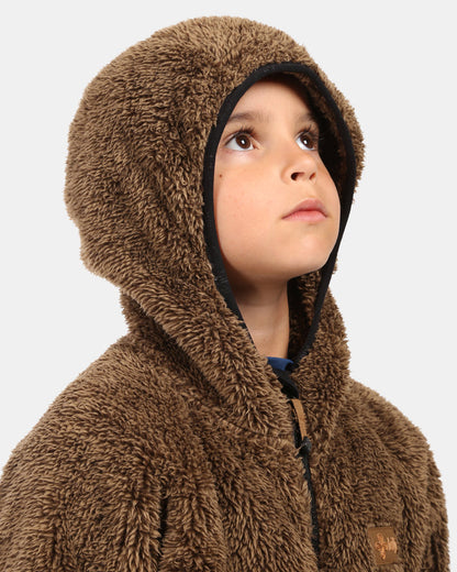 Haariger Fleece-Kapuzenpullover für Jungen Kilpi NORKA-JB