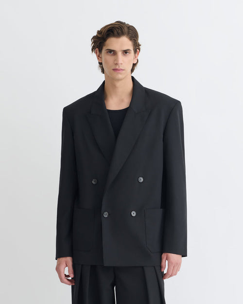 Derik - Relaxed Blazer - Black