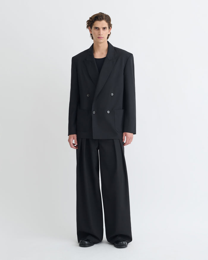 Derik - Relaxed Blazer - Black